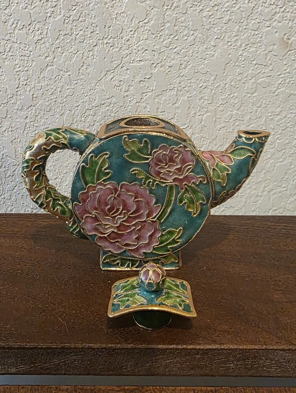 Small Cloisonne Enamel Teapot